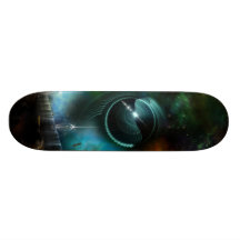 Flight Of The Corbius Fractal Art Skateboard
