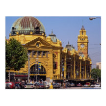 Flinders Street railway station, Melbourne, Austra Postcards