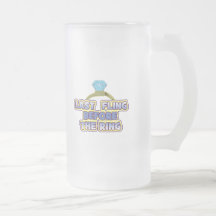 fling before ring bride bachelorette wedding party coffee mugs