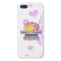 fling ring peace bachelorette wedding bridal case for the iPhone 5