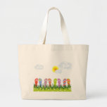 Flip Flops Having Fun in the Sun Custom Tote Bag bags