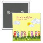 Flip Flops Having Fun in the Sun Gift / Favour buttons