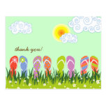 Flip Flops Having Fun in the Sun TQ / Invitation / postcards