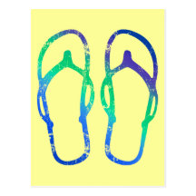 Flip Flops Postcard