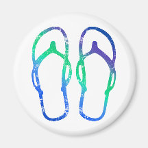 Flip Flops Refrigerator Magnet