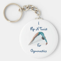 Flip N Twist,  For Gymnastics Keychain