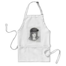 Flipped Hair Flapper Aprons