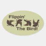 Flipping the Bird Stickers