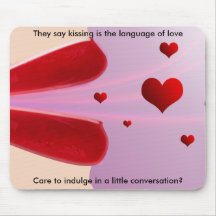 Flirting Mouse Pad
