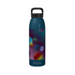 Floating Circles Reusable Water Bottle