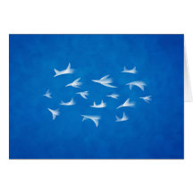 Flock Greeting Cards