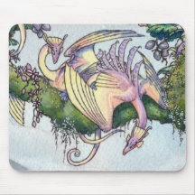 Flock of Orchid wyverns mousepad