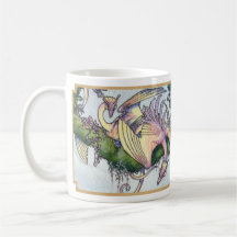 Flock of Orchid wyverns mug 2