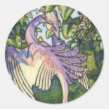 Flock of Orchid wyverns stickers 2