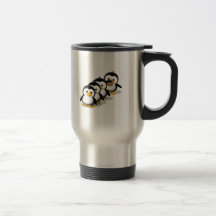 Flock of Penguins Coffee Mugs