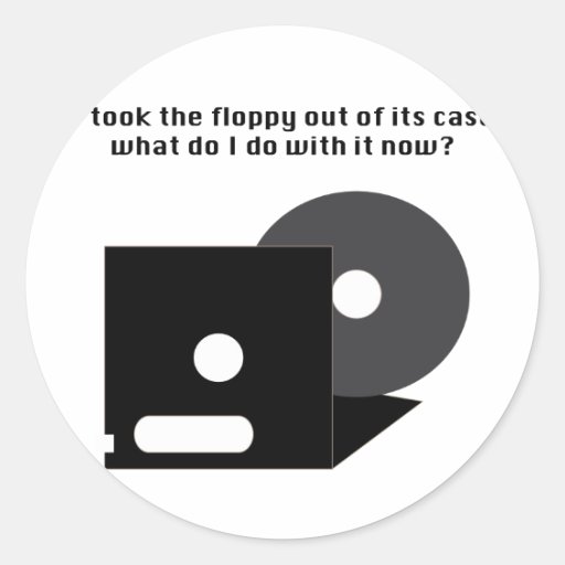 Floppy Disc Funnies Stickers