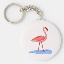 Flora Flamingo Keychains
