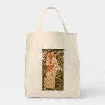 Flora, Goddess of Blossoms and Flowers by Morgan Canvas Bags