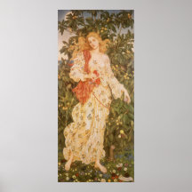 Flora, Goddess of Blossoms and Flowers by Morgan Posters