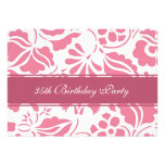 Floral 35th Birthday Party Invitations