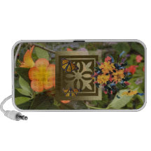 Floral and Butterfly Doodle Speaker