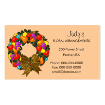 Floral Arrangements Business Card