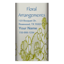 Floral Arrangements business cards