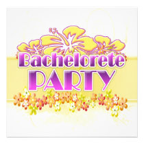 floral bachelorette party bridal shower wedding invitations