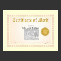 Floral Border Kids Good Job Certificate posters