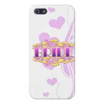 floral bride  wedding shower bridal party fun case for the iPhone 5
