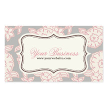 Floral Business Card, Profile Card