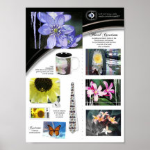 FLORAL CREATIONS POSTER