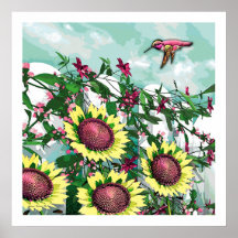 Floral Fantasy 3 Poster
