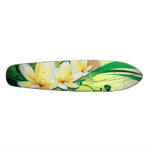 Floral Fashion 8 Skateboard