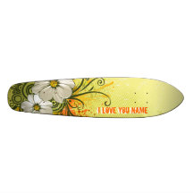 Floral Fashion 9 Skateboard
