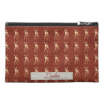 Floral Fawn Personalized Travel Accessory Bag