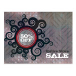 Floral Foliage Sale Promo Mailer Card Postcards