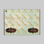 Floral Giraffe Pattern iPad Case powis icase