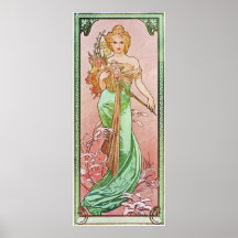 Floral Goddess Poster