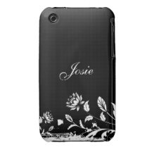 Floral Grunge Design Blackberry Curve case