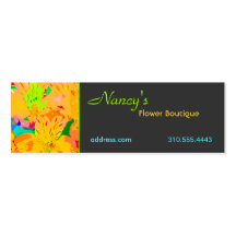 Floral iii business card