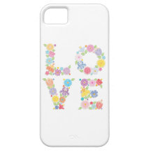 Floral LOVE iPhone 5 Cases