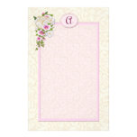 Floral Monogram - Customise Stationery Design