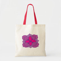 floral Motivation: purple Tote Bag