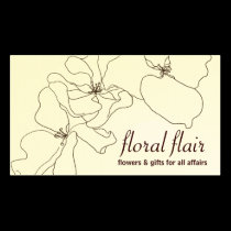 Floral or Gift Shop Business Card business cards