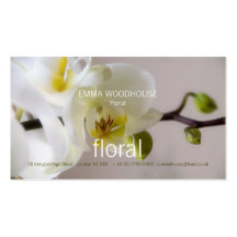 Floral - Orchid Business Card