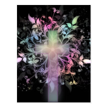 Floral Pastel Post Card