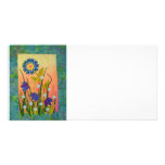 floral picture card
