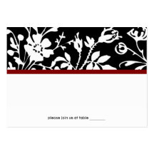 Floral Place Cards Business Card Template