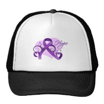 Floral Ribbon Hope - Lupus Hats